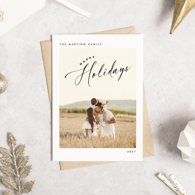 Cartão de Natal de Feliz Natal para o Chic (Criador carregado)