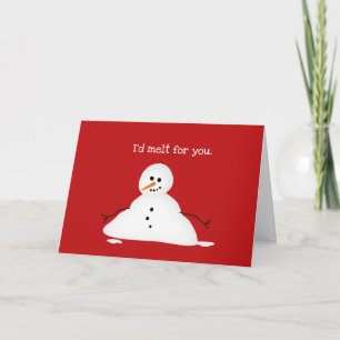 Cartão de Natal de Feriado de Parceiro do Apaixon