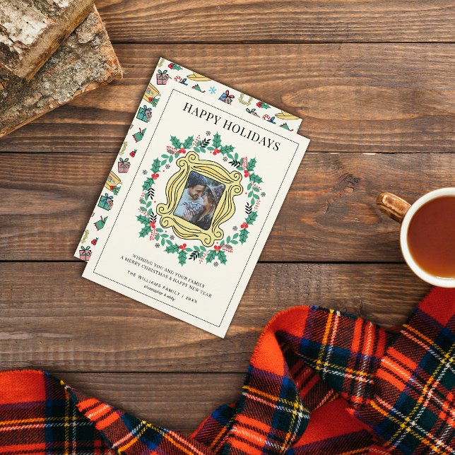 Cartão de Natal de Feriado Fotográfico FRIENDS™ (Criador carregado)