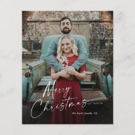 Cartão de Natal de Férias com Foto de Feliz Natal