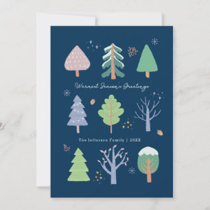 Cartão de Natal de Férias de Boas Reuniões da Époc