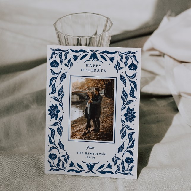 Cartão de Natal de Férias do ornamentado (Criador carregado)