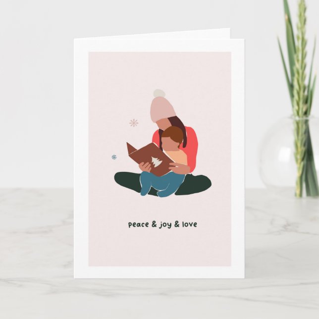 Cartão de Natal de Férias do vazio (Frente)