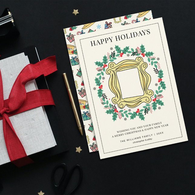 Cartão de Natal de Férias FRIENDS™ (Card on table)