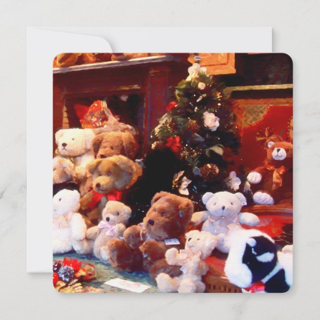 Cartão de Natal de Férias Simples (Frente)