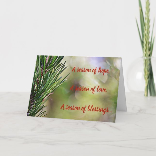 Cartão de Natal de Filial (Frente)