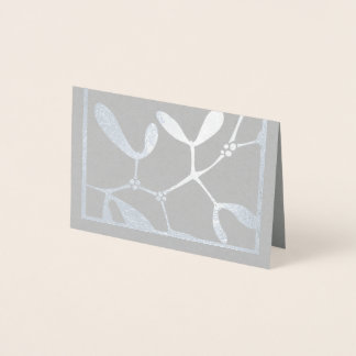 Cartão de Natal de Folha Mistura - Saudações da ép