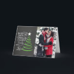 Cartão de Natal de Foto Chalkboard<br><div class="desc">Cartão de Natal de Foto Chalkboard</div>