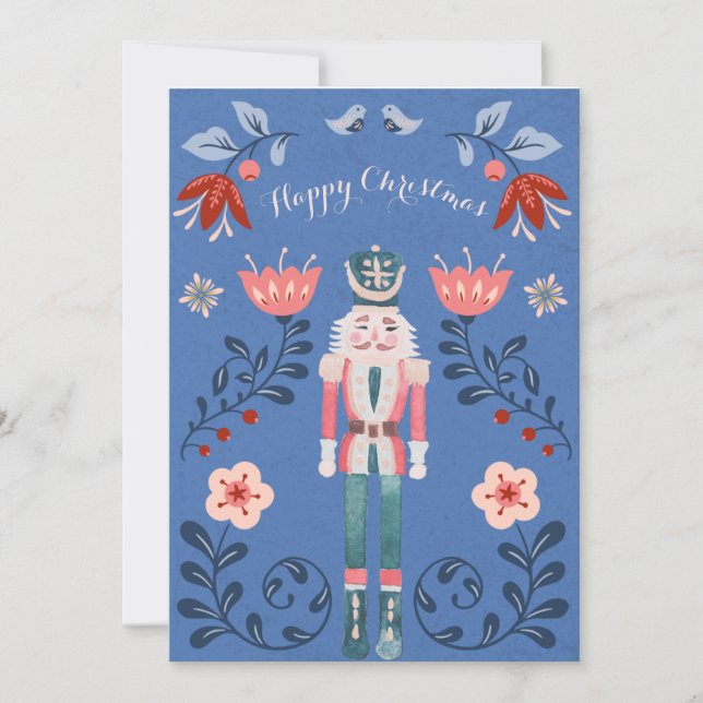 Cartão de Natal de Foto do Balé Nutcracker (Frente)