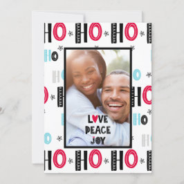 Cartão de Natal de Foto Moderno - Dodles Escandina