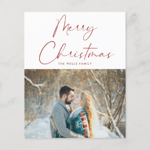 Cartão de Natal de Fotografia com Orçamento Razoáv