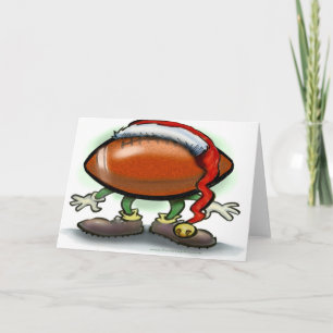 Cartão de Natal de Futebol