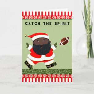 Cartão de Natal de Futebol