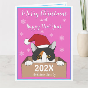Cartão de Natal de Gatinho pequeno