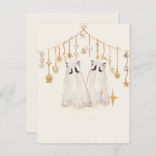 Cartão de Natal de Ghost Ghost Spooky