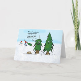 Cartão de Natal de Greve de Iluminação