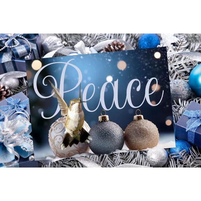 Cartão de Natal de Hummingbird (Criador carregado)