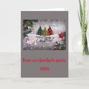 Cartão de Natal de Las Vegas