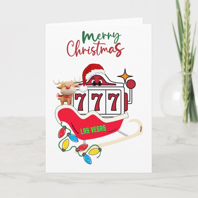 Cartão de Natal de Las Vegas (Frente)
