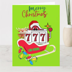 Cartão de Natal de Las Vegas BIG