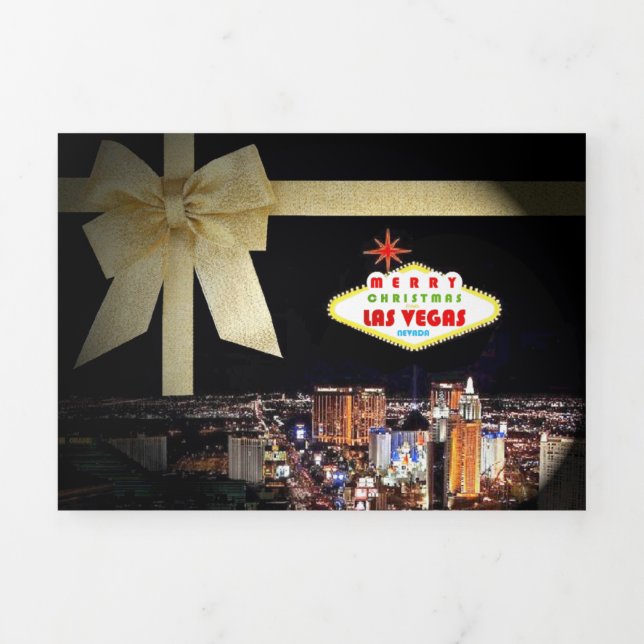 Cartão de Natal de Las Vegas Hotel e Casino (Cobrir)