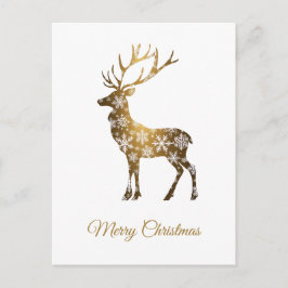 Cartão de Natal de luxo minimalista