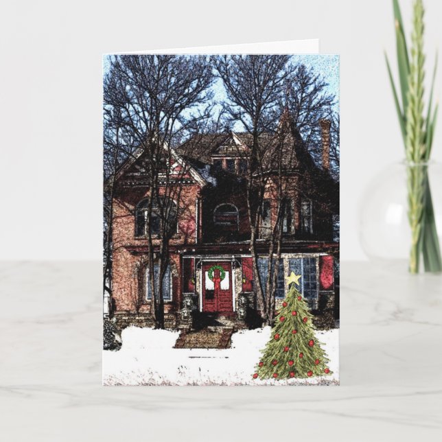 Cartão de Natal de Melão (Frente)