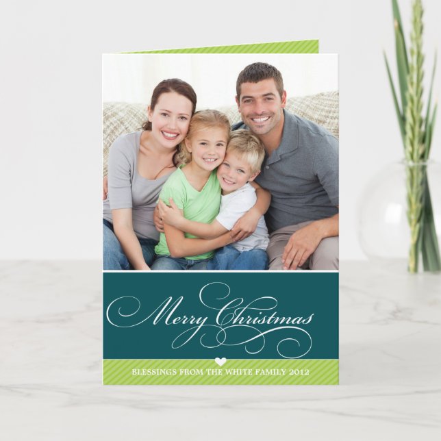 CARTÃO DE NATAL DE MERCADORIAS DOBRADO: adorável t (Frente)