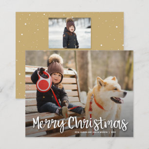 Cartão de Natal de múltiplas fotos com tema de Nat