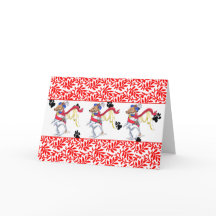 Cartão de Natal de NOEL de Jack Russell dos anjos