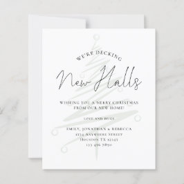 Cartão de Natal de Nova Árvore de Caixas Horárias