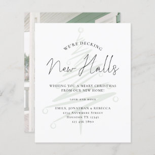 Cartão de Natal de Nova Árvore de Caixas Horárias