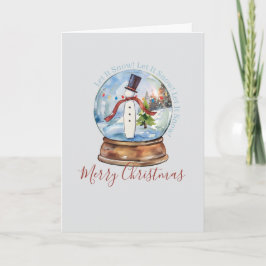Cartão de Natal de Papai Noel em Aquarela Moderna