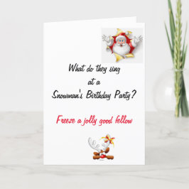 Cartão de Natal de Piada de Pai Engraçado