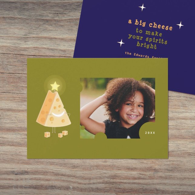 Cartão de Natal de Queijo Grande (Criador carregado)