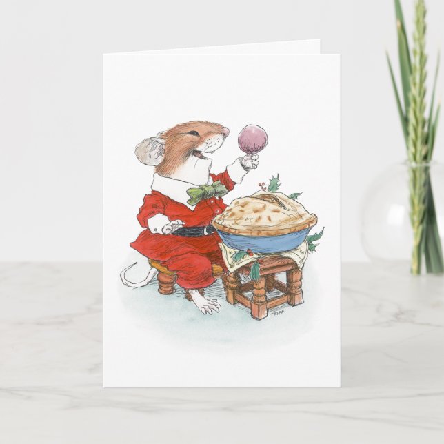 Cartão de Natal de Rato Jack Horner (Frente)