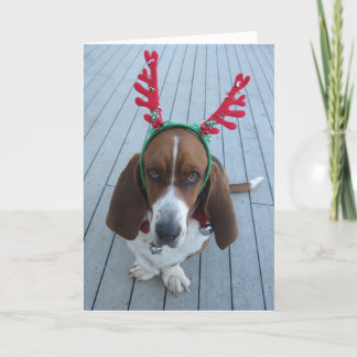 Cartão de Natal De Reitor Basset