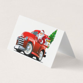 Cartão de Natal de saudação de desenho animado