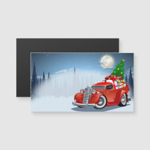 Cartão de Natal de saudação de desenho animado
