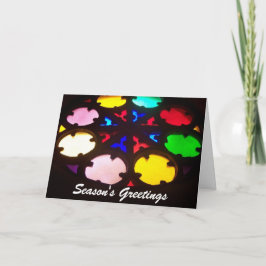 Cartão de Natal de Saudações da Estação