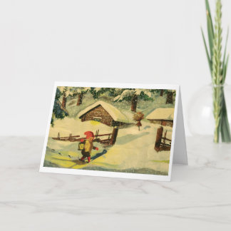 Cartão de Natal de Tomten