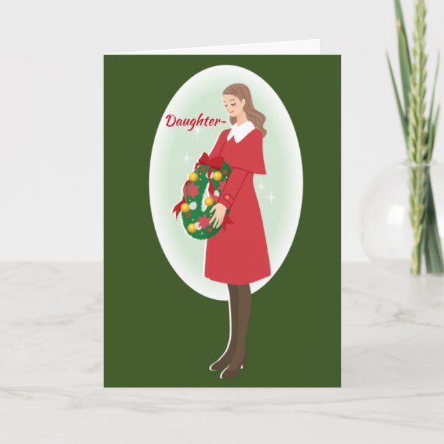 CARTÃO DE NATAL DE UMA FILHA (Frente)