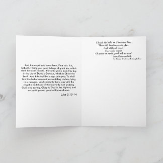 Cartão de Natal de Vidro Mantido para Paz e Bênção