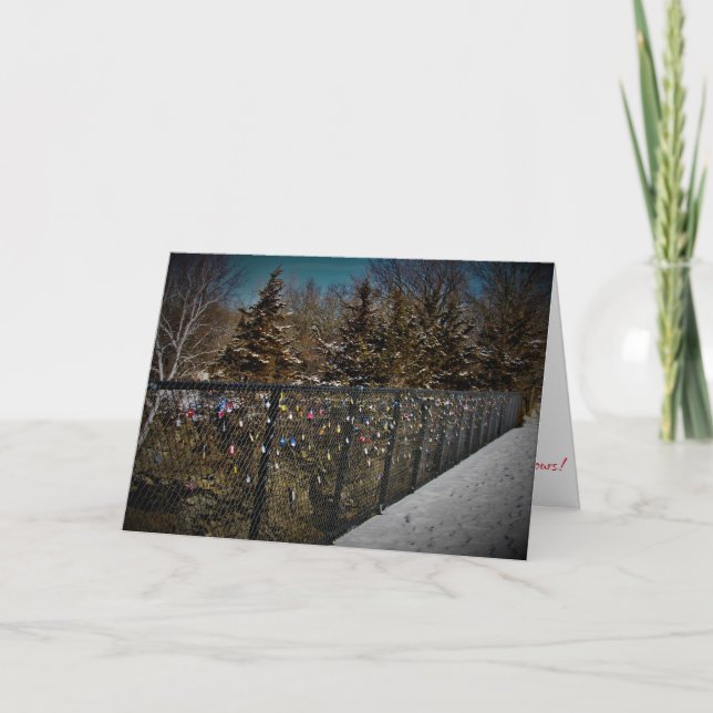 Cartão de Natal "Dearly Beloved" (Frente)