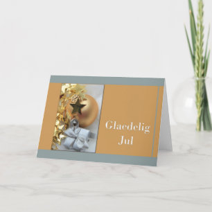 Cartão de Natal Dinamarquês - Glæ delig Jul