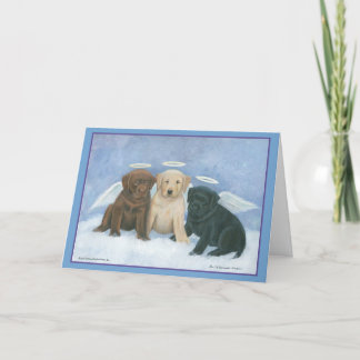 Cartão de Natal do Angel Labbies