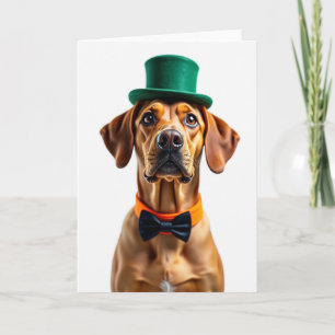 Cartão de Natal do Cão Elegante