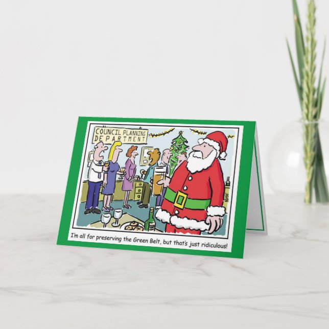 Cartão de Natal do Conselho ou da Autoridade Local (Frente)