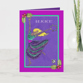 Cartão de Natal do Dançarino Rejoice