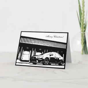 Cartão de Natal do EVO X